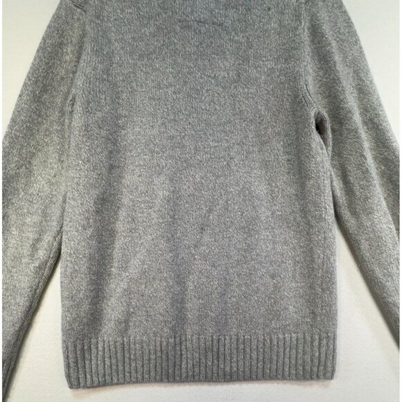 Mens Wool-Blend Preppy Academia Button-Up Sweater Size L Gray Classic - Picture 12 of 15